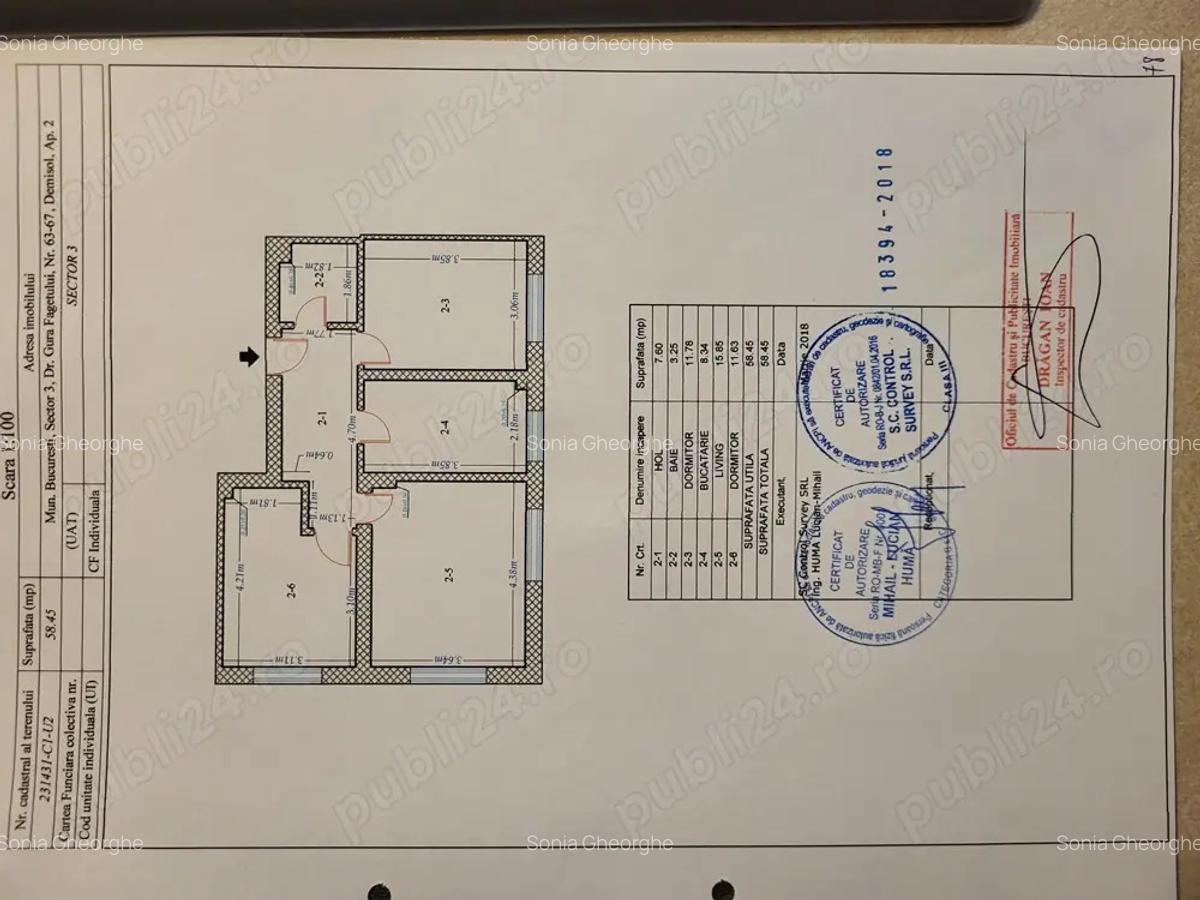 Vand apartament 3 camere - 9