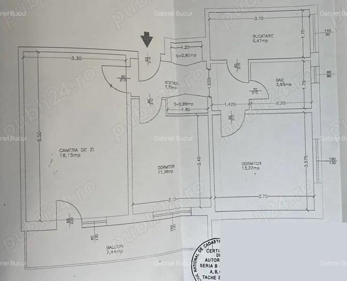 Apartament 3 camere Decomandat Sos.Giurgiului - 1