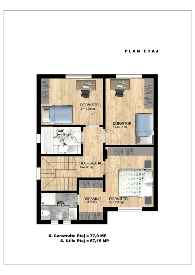 Cel mai vandut proiect din Bragadiru - Casa Individuala in Ansamblu - 11