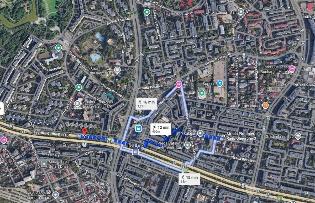 74 mp, 3 camere, 2 băi, 2 balcoane – 8 min până la metrou - comision 0 - 10