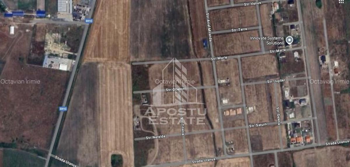 Teren 602 mp, Sacalaz, zona de case noi, zona La Pausa - 1