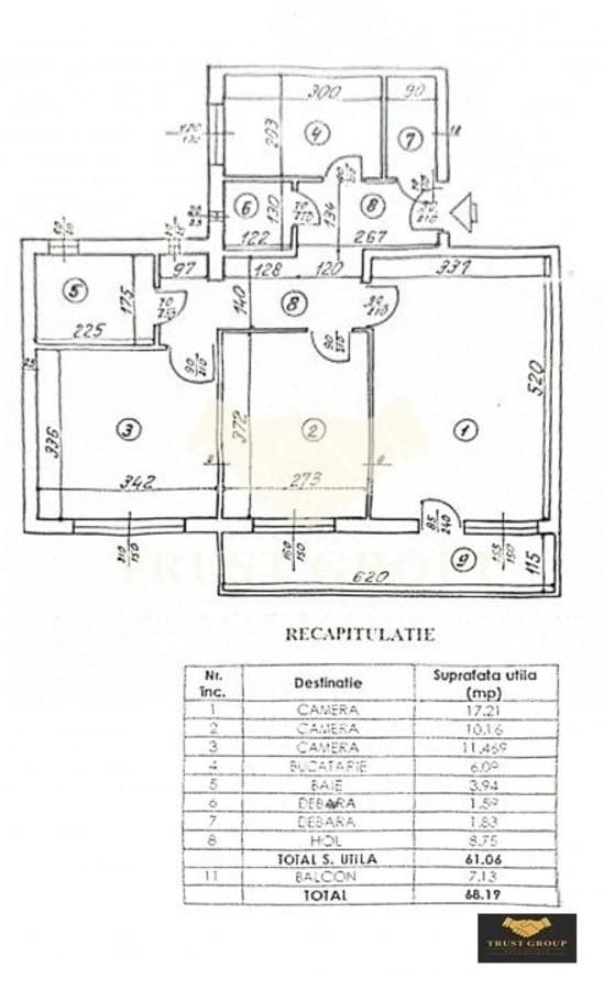 Apartament 3 camere Kiseleff - 1