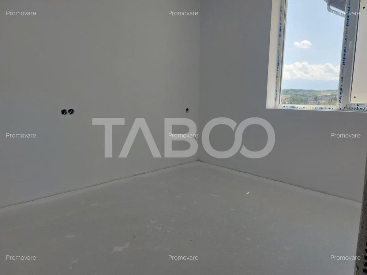 Duplex de vanzare 150 mp P+1E 4 camere 145 mp teren liber Cisnadie - 4