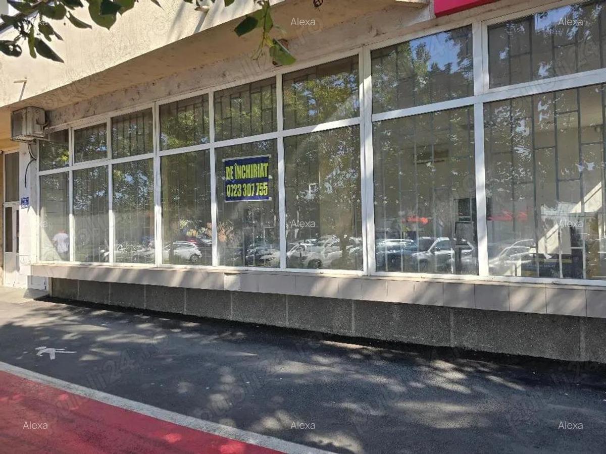 Chirie SP. Comercial , Decebal-OMV, Sc 142 mp , vitrat , zona circulata - 1