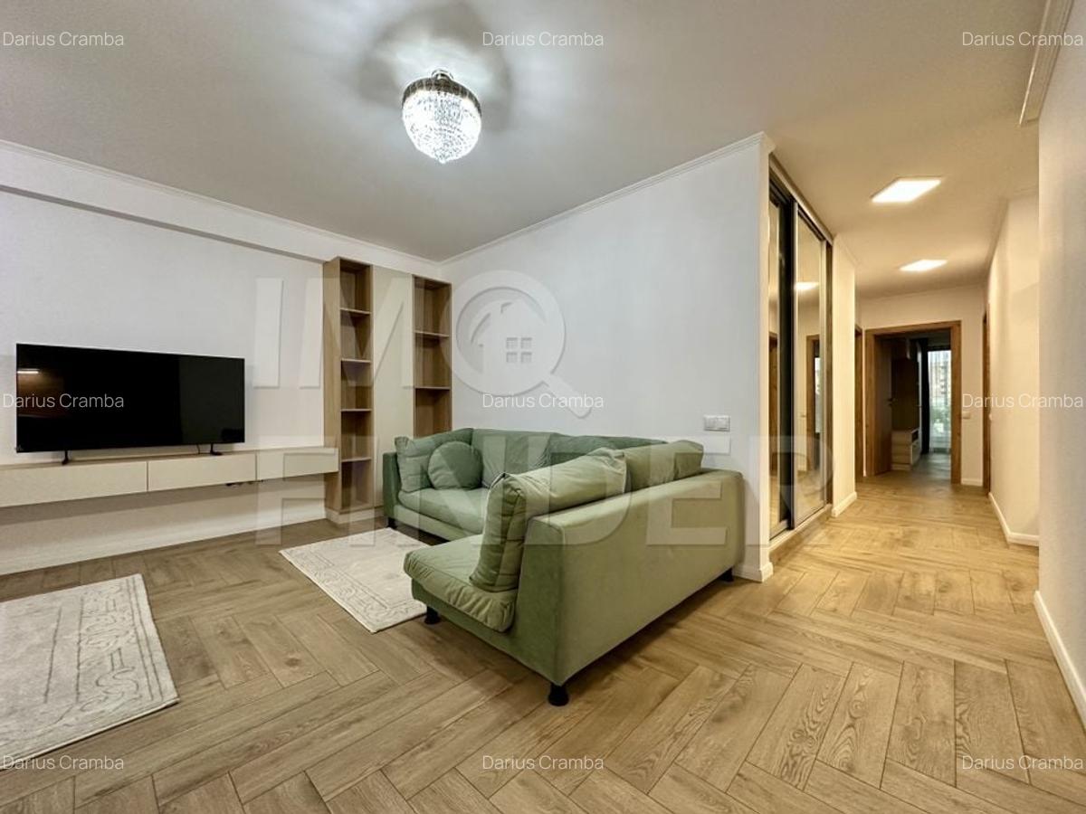 Prima închiriere - 3 camere cu 2 locuri de parcare subterană |Apartament de lux - 5