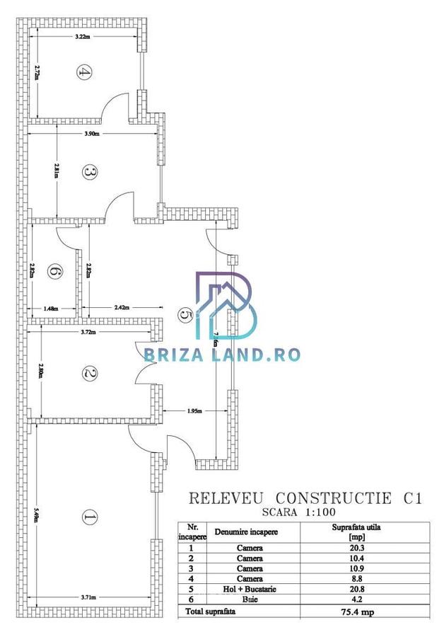 Bucurestii Noi, parcul Basilescu, casa 96mp, 4 camere, teren 302mp - 18