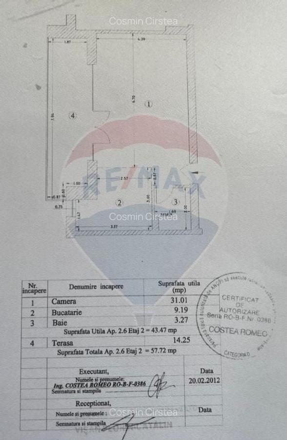 DE VANZARE Garsoniera Pipera bloc boutique ST 58 mp - 11