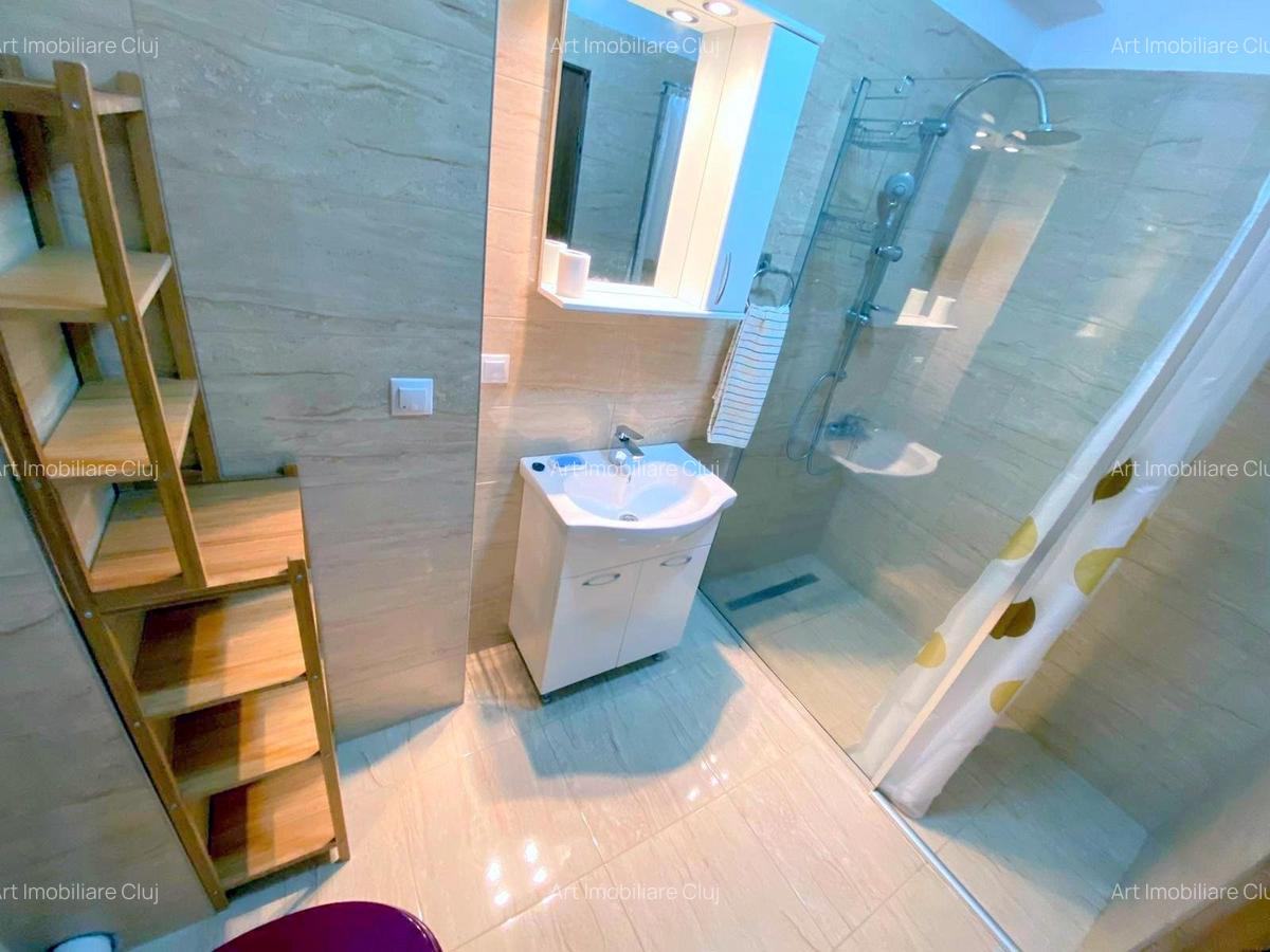 2 camere, bloc nou mobilat modern, terasa, in Marasti zona semicentrala - 9