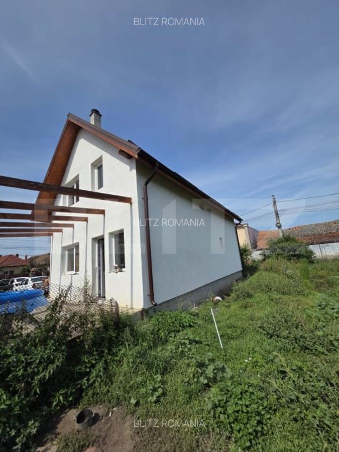 Casa de vanzare - 120 mp, 3 camere + living, terasa, parcare-Sannicoara, Cluj - 1