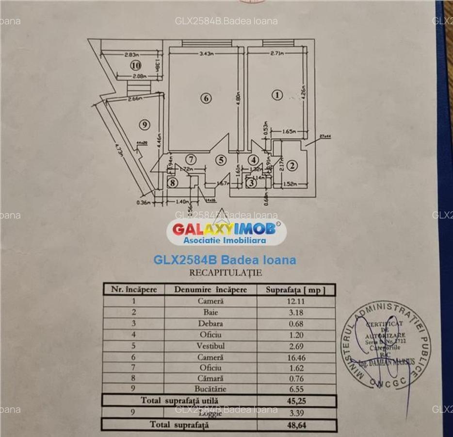 Apartament 2 camere - Metrou Titan - 7