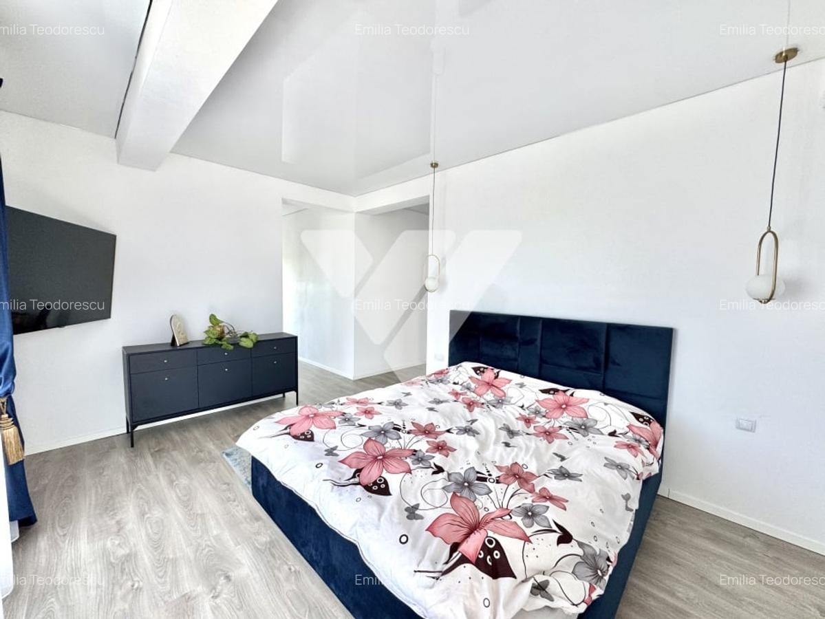 Casa de lux 4 camere terasa pivnita si teren 1007 mp Daia Noua Sibiu - 12