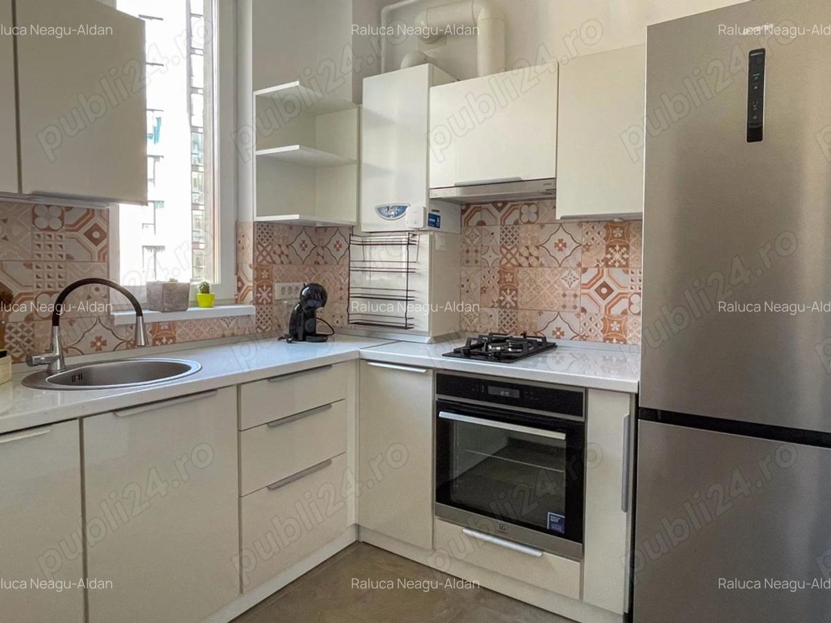 VIVALIA TIPOGRAFILOR inchiriere apartament 1.5 camere mobilat LOC PARCARE - 7