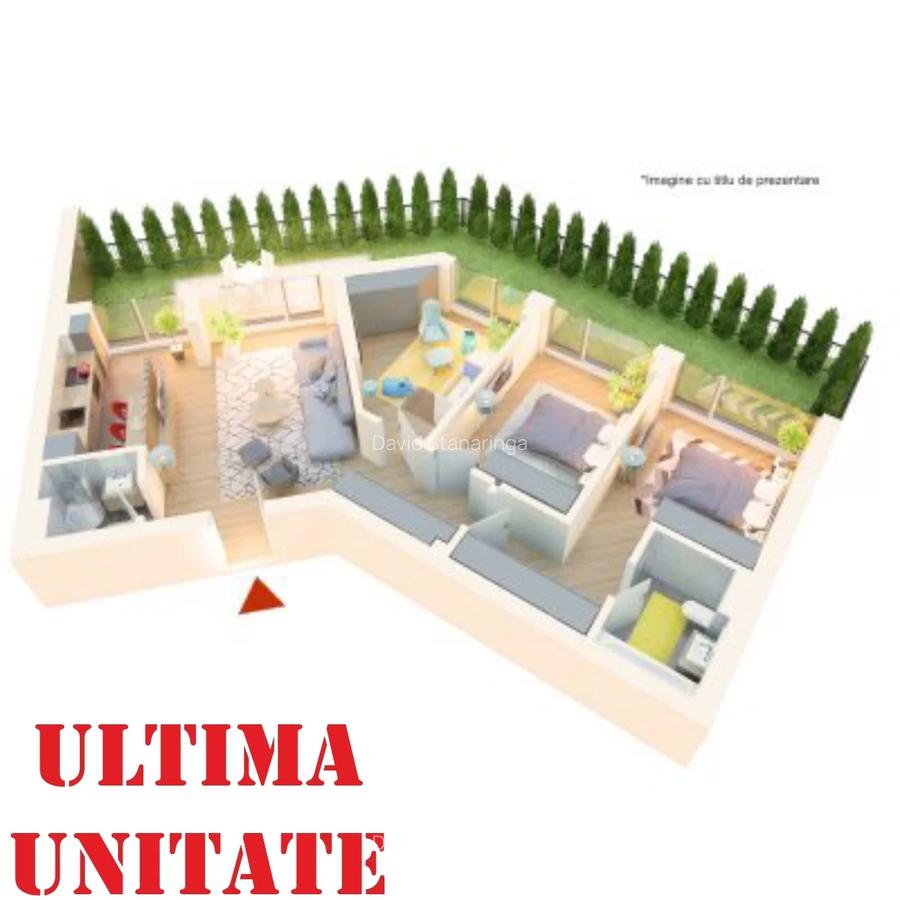 Apartament 4 camere cu gradina privata in complex de lux - 13