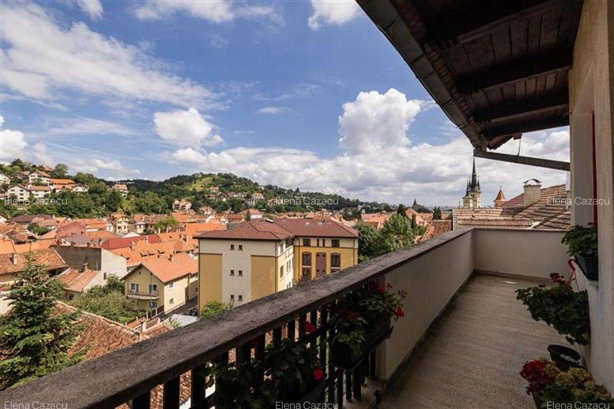 Distinct nivel in vila,5 camere,terase in spectacolul colinei montane,Central,Br - 26
