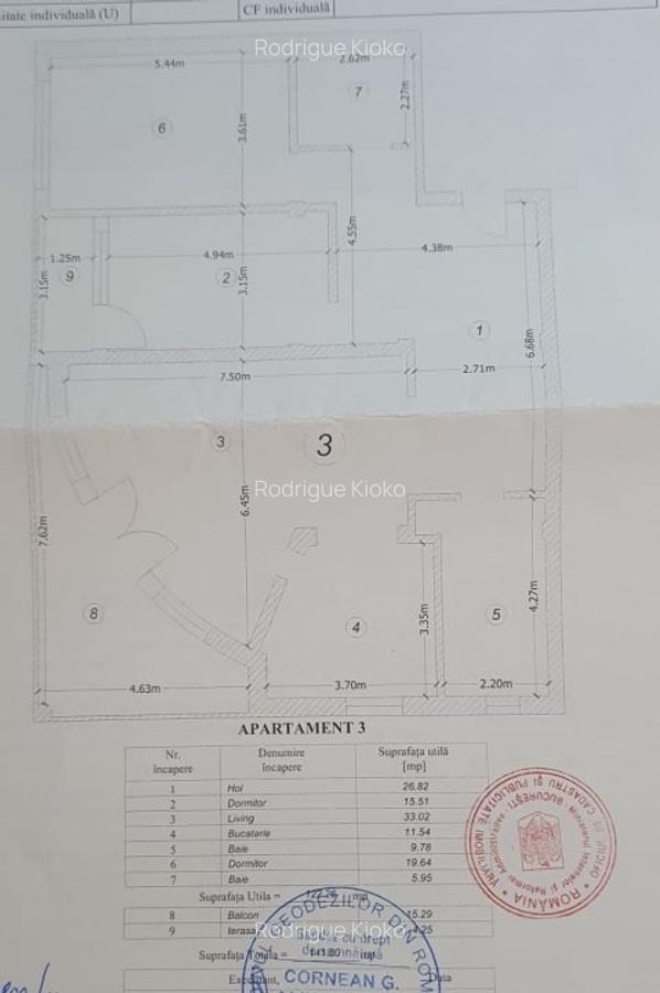 3 cam - 143 mp - Et.1/3 - 2 bai, 2 balcoane – Ghencea, An 2009 - 20