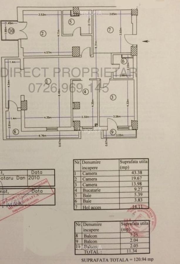 Apartament cu 3 camere decomandat în Iancului - 16