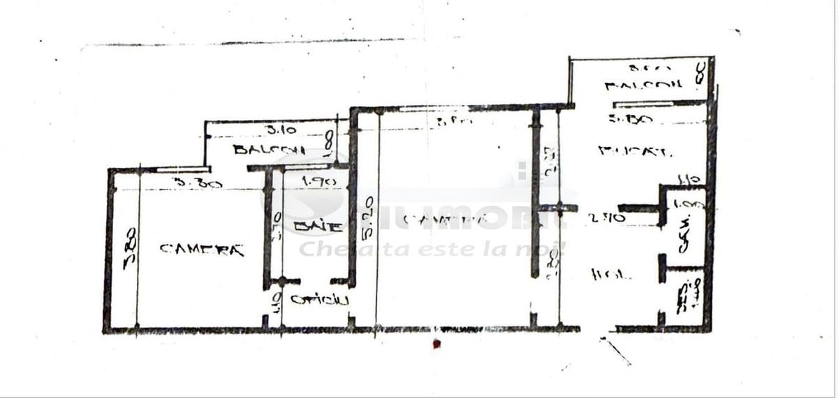 Vânzare apartament 2 camere - 60 mp - Zona Moara de Foc 120.000 EUR - 2