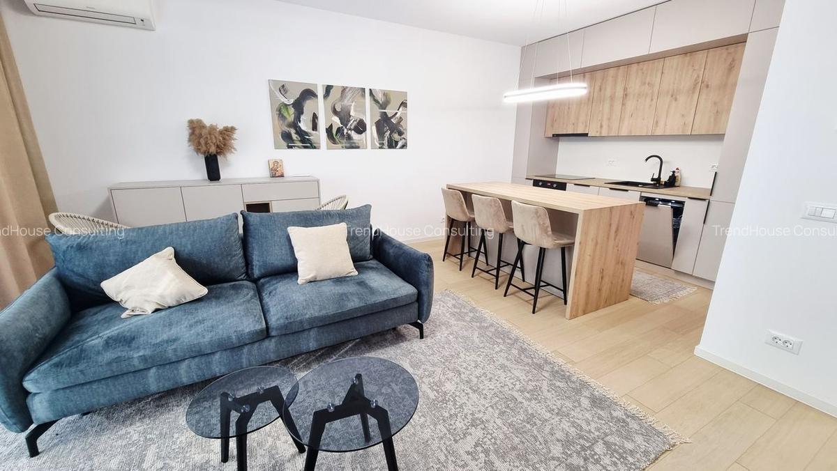 Apartament cu 2 camere semidecomandat, mobilat în Băneasa - 5