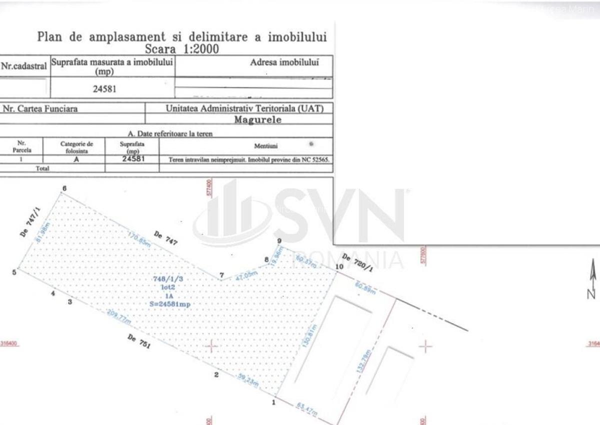 Teren Cornetu-Magurele - 24581 mp - Strada Magnoliei - Ac... - 2