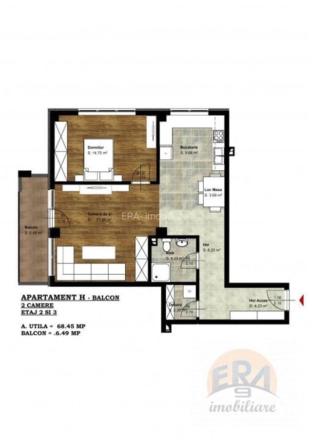 Apartament 2 camere | bloc NOU | Zona Salca - Ceyrat - 7