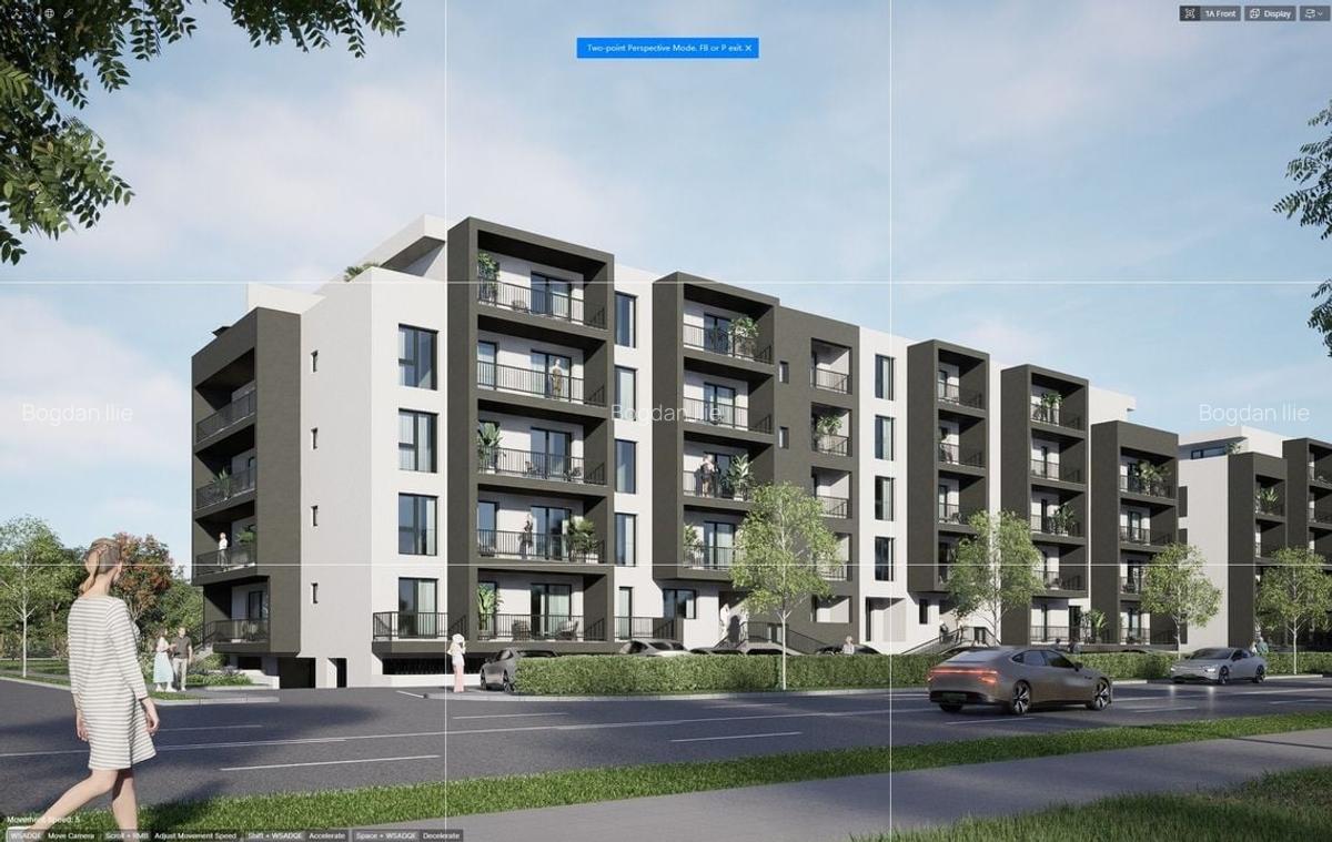 AP. 2 CAM. CU LIVING OPEN SPACE. PROIECT PREMIUM - BLOC P+4! - 1