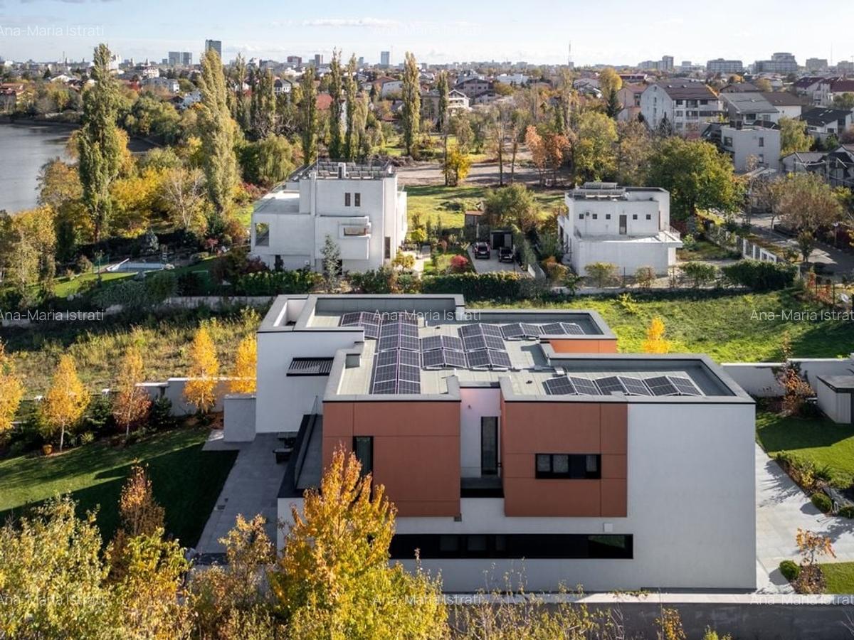 Smart-Home nZEB spectaculoasa Bucuresti Sector1 cu deschidere lac - teren 2000mp - 5