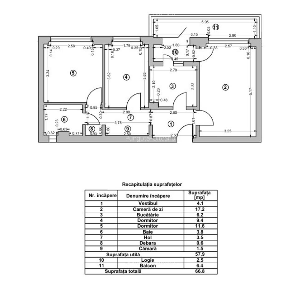 Apartament 3 camere Pantelimon - 11