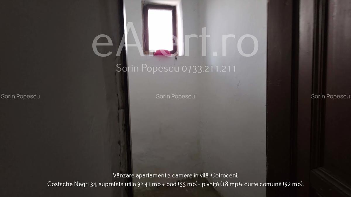 Apartament cu 3 camere în vilă, Cotroceni – Costache Negri 34 - 37