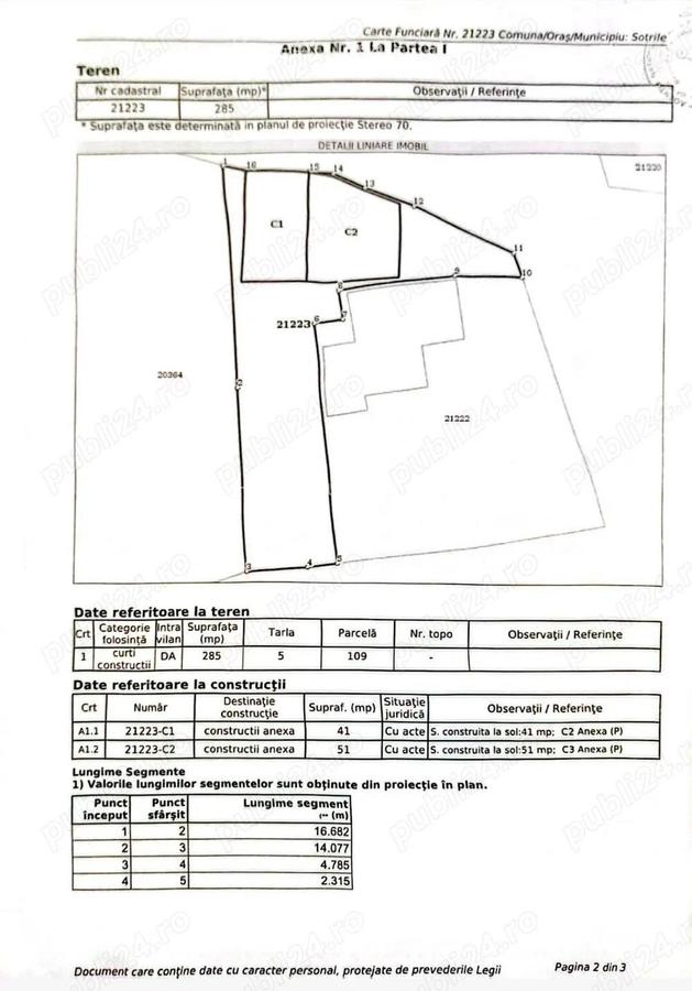 Teren intravilan 285 mp+constructie cu utilitati, Barajul Paltinu, Prahova, 0% comision - 10