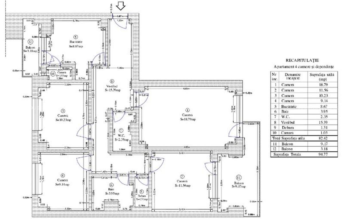 Apartament 4 camere, Tei - 1