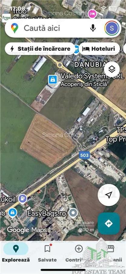 Teren intravilan de vanzare 2.353 mp, investitie pentru constructii industriale, depozite, showroom, - 1