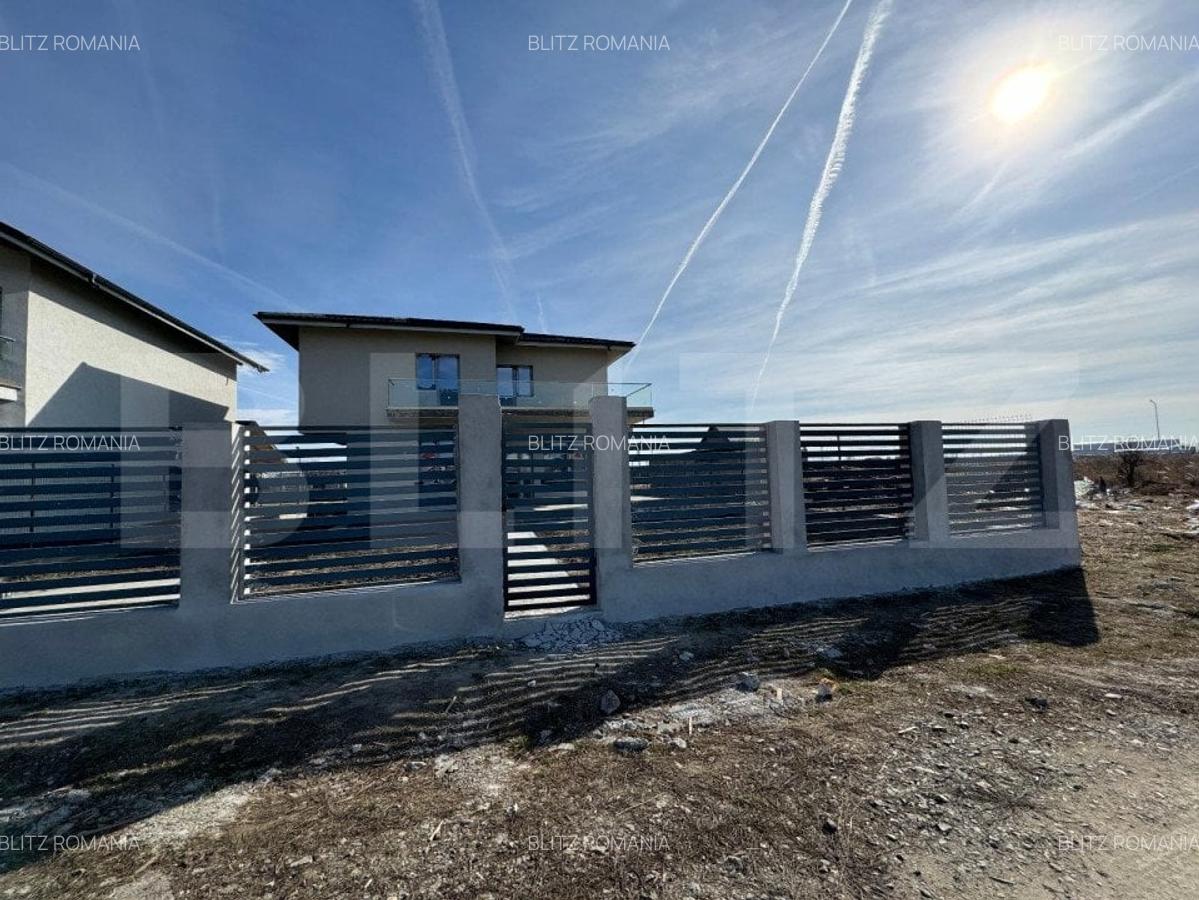 Casa semi-finisata P + E, 111 mp utili, teren 339 mp, Pielesti, zona Magnolia - 2