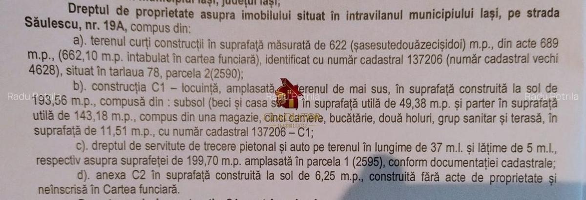 Casa + teren 622 mp strada Saulescu - zona Ultracentrala Iasi, nu rata - 3