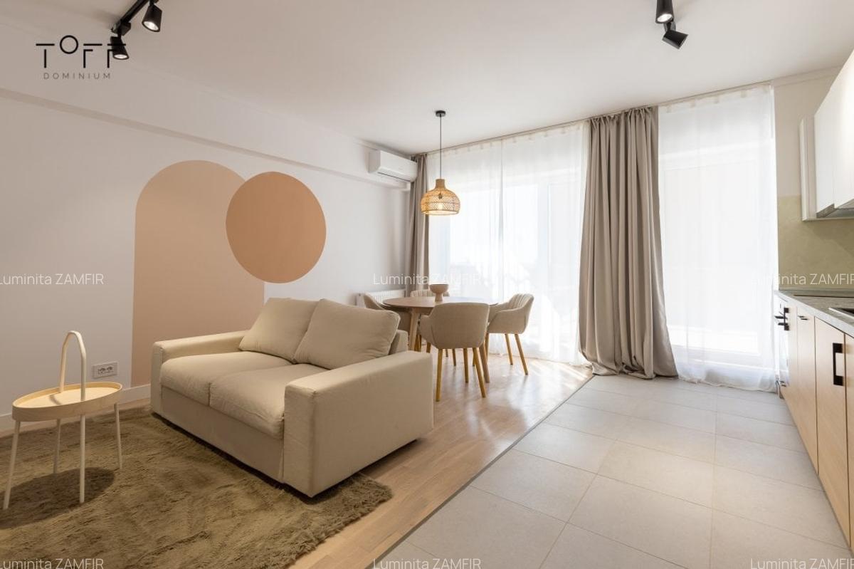 Apartament cu 2 camere semidecomandat, mobilat în Jiului - 1