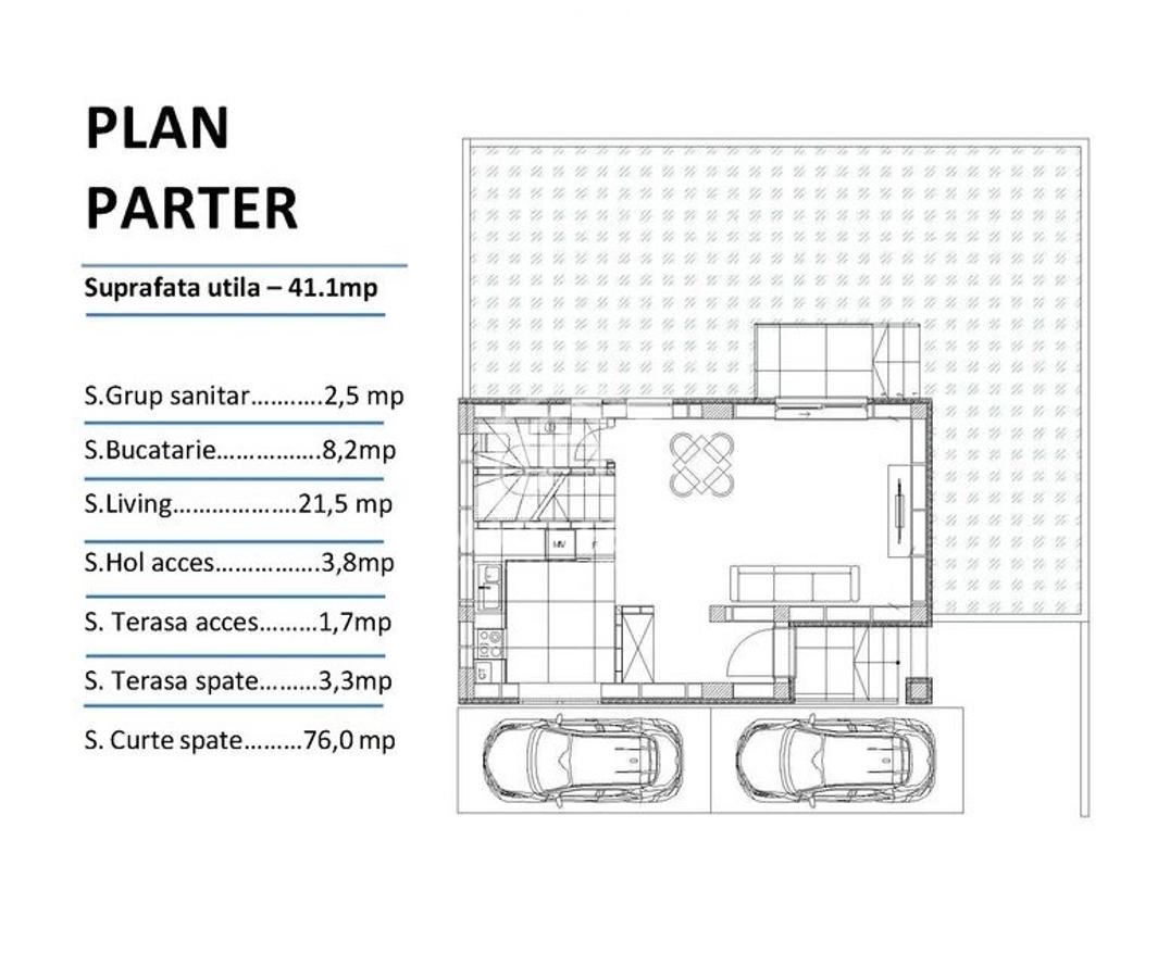 Comision 0% - Duplex Modern Terasa 137 mp - 1 Decembrie - 2