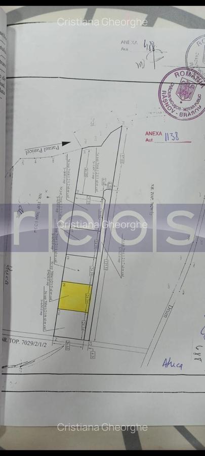 VANZRE-TEREN - INTRAVILAN 650 mp deschidere 25 mp RASNOV -BRASOV - 8