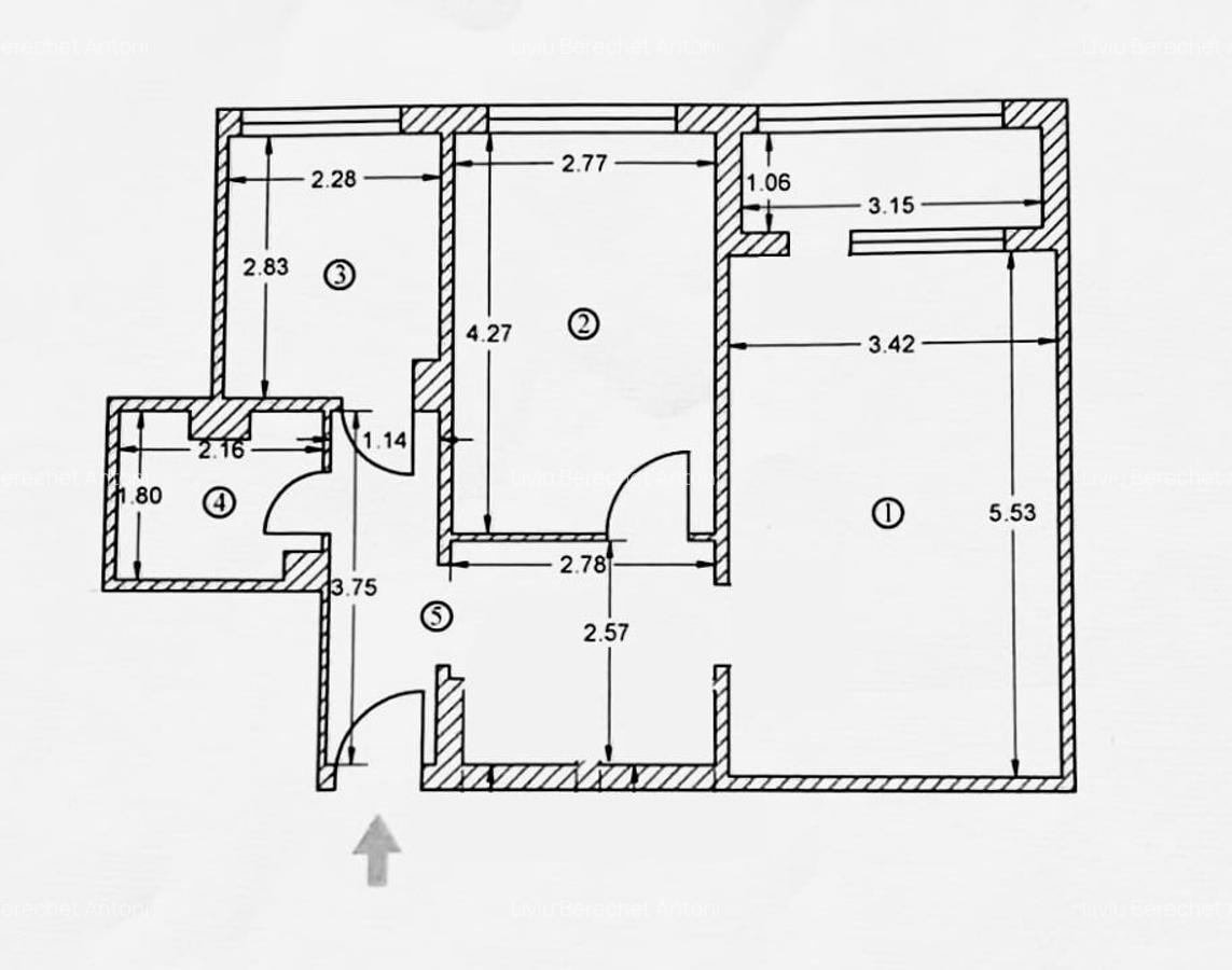 Apartament 2+1 camera, renovat mobilat premium, Teiul Doamnei Obor - 14