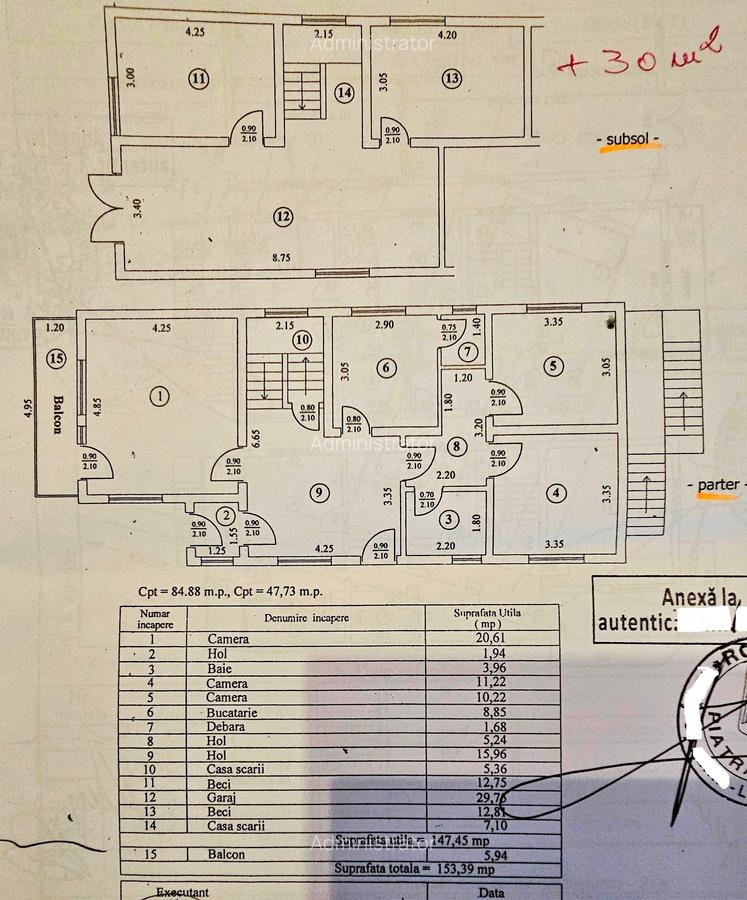 Casa tip duplex cu garaj, beci si crama, zona carrefour- Piatra Neamt - 16 Casa tip duplex cu garaj, beci si crama, zona carrefour- Piatra Neamt - 16
