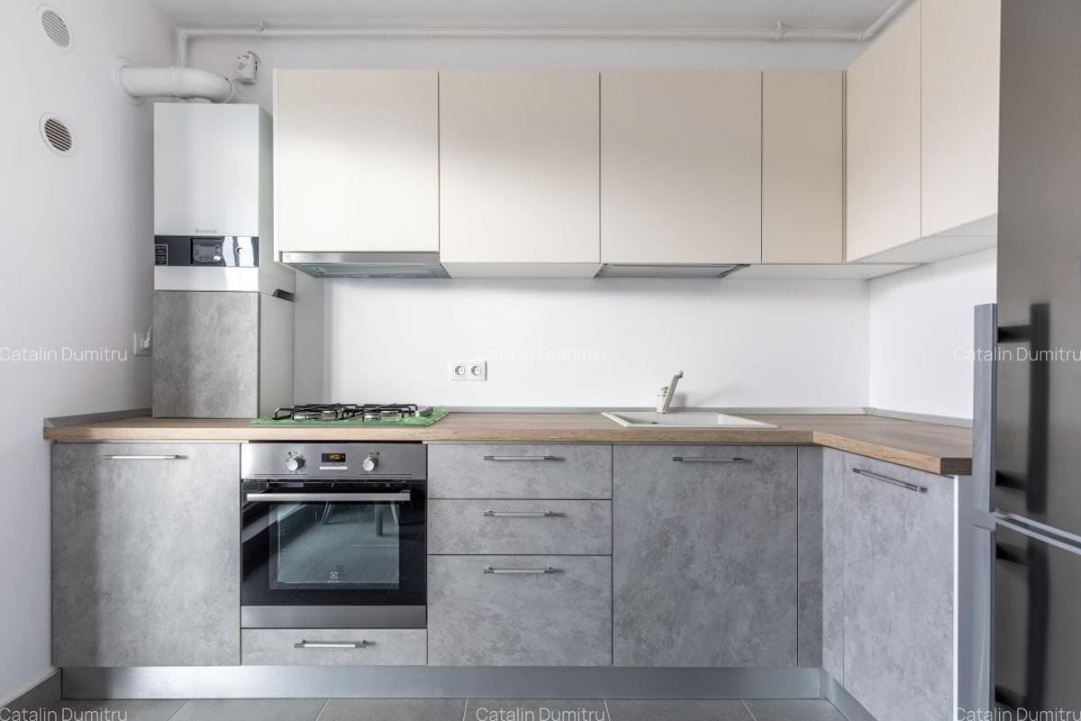 Apartament cu 1 camere semidecomandat, mobilat în Pipera - 12