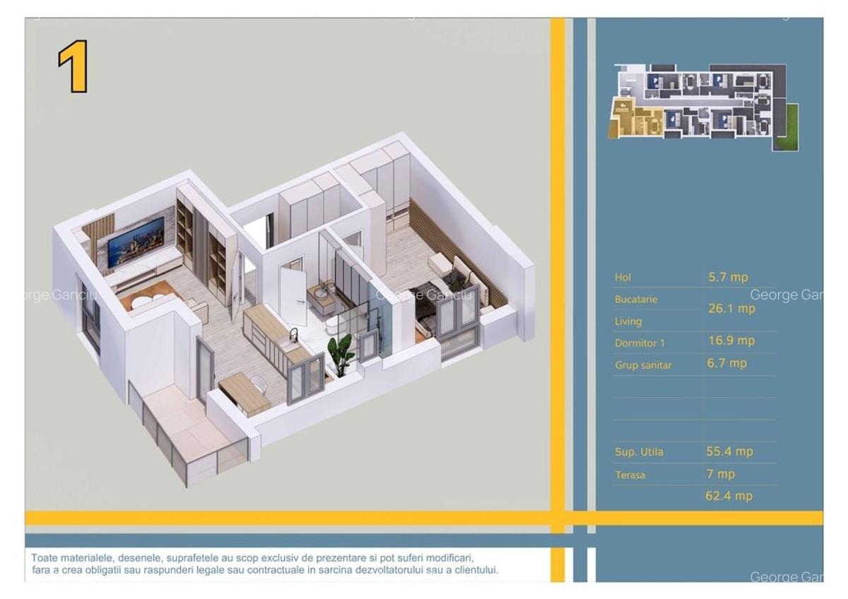 Apartament 2 camere - zona Pallady - 3