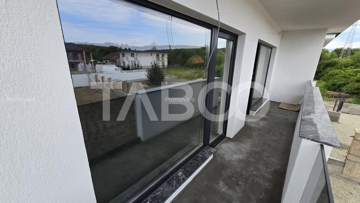 Duplex de vanzare 380mp teren liber 4 camere 2 bai 2 parcari Selimbar - 6
