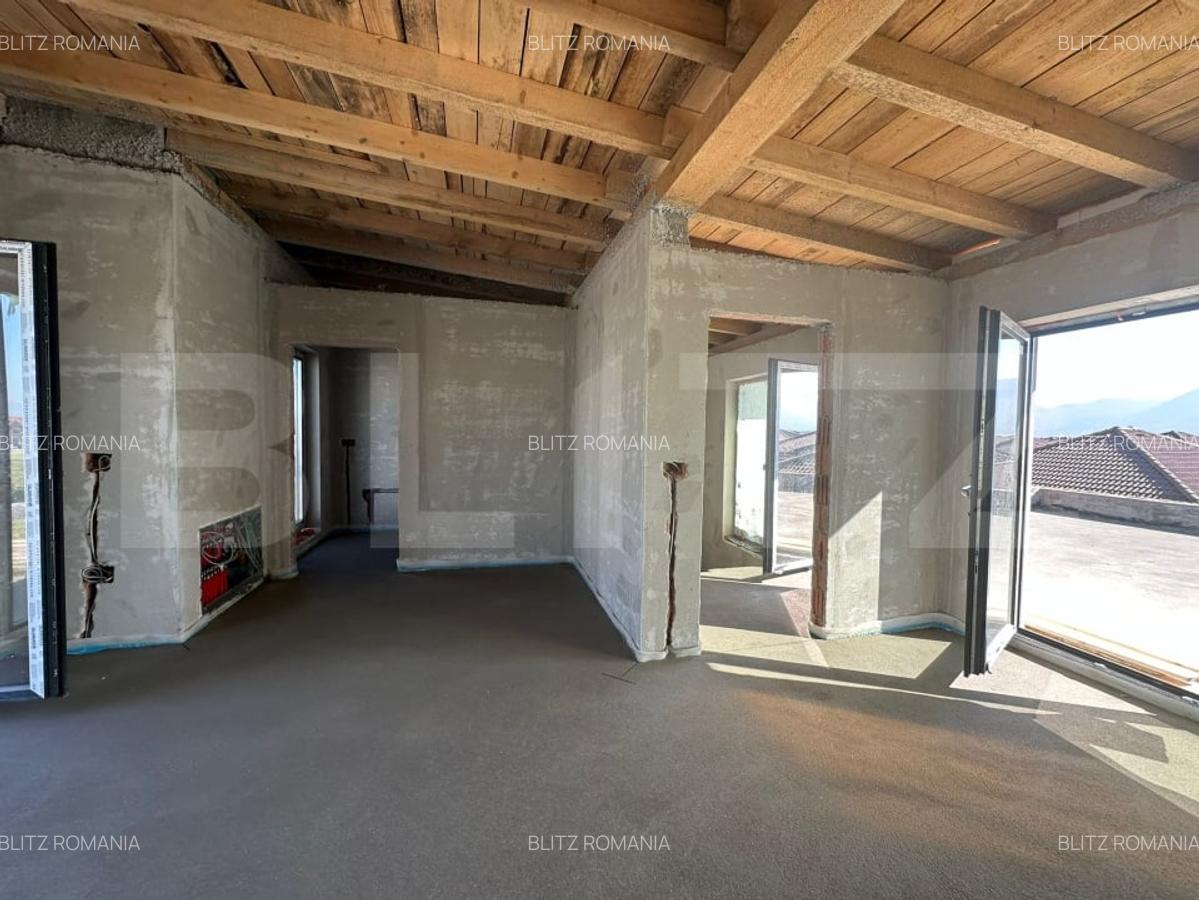 Casa tip duplex de lux P+2, priveliste superba spre munti, 10 camere - Ghimbav - 6