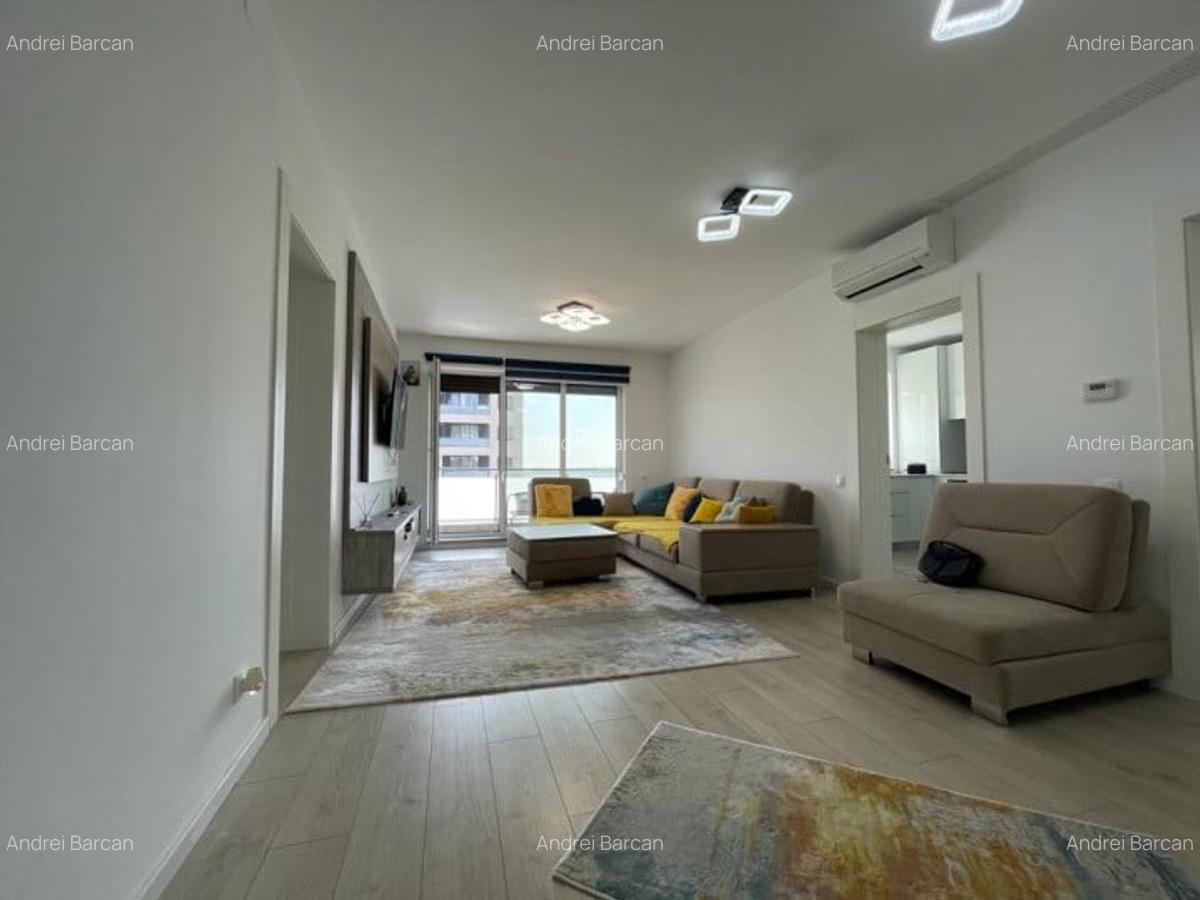 Apartament cu 3 camere semidecomandat, mobilat în Pipera - 2