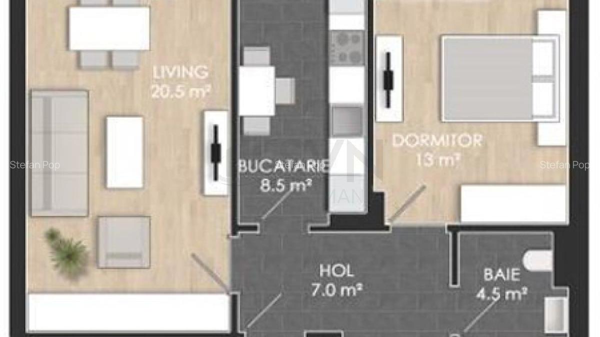 REA1018180 BEST PRICE 2 Camere cu terasa Complex Atria - 2