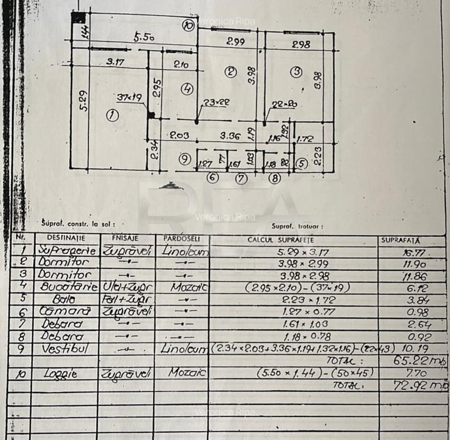 3 camere 8/9, renovat PREMIUM, 73mp, Gorjului-100m metrou - 9