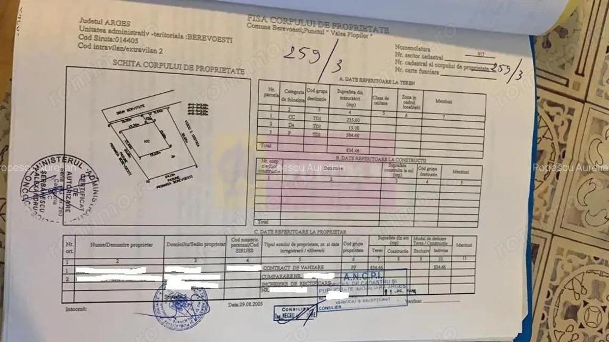 Berevoiesti / AG - teren 800 mp de vz in zona pensiunii Perla Rausor - 2