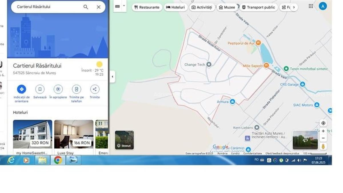 Parcela de 500 mp teren intravilan de vanzare , cartierul Rasaritului, sancraiul - 1