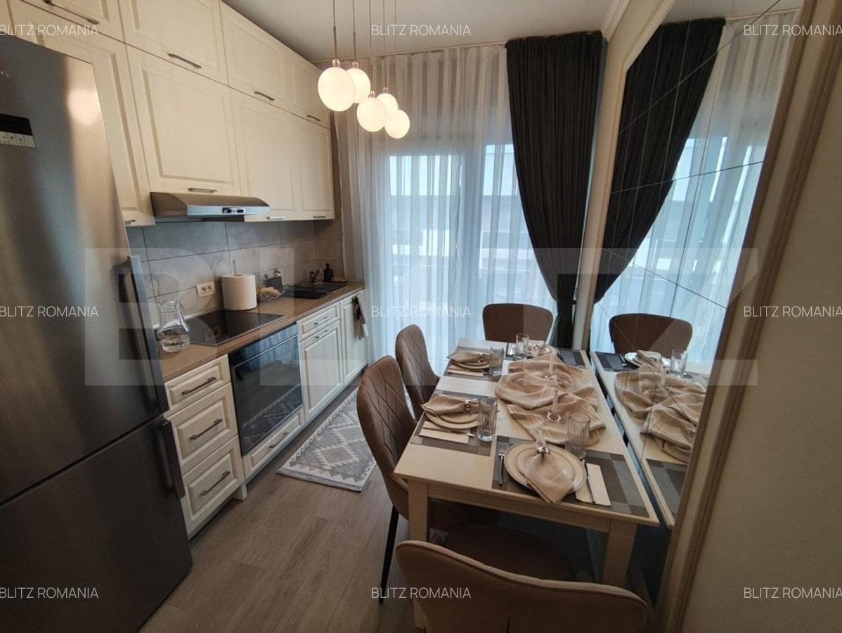 Apartament cu 2 camere, mobilat lux terasa 40 m deasupra +parcare zona Ceyrat - 4