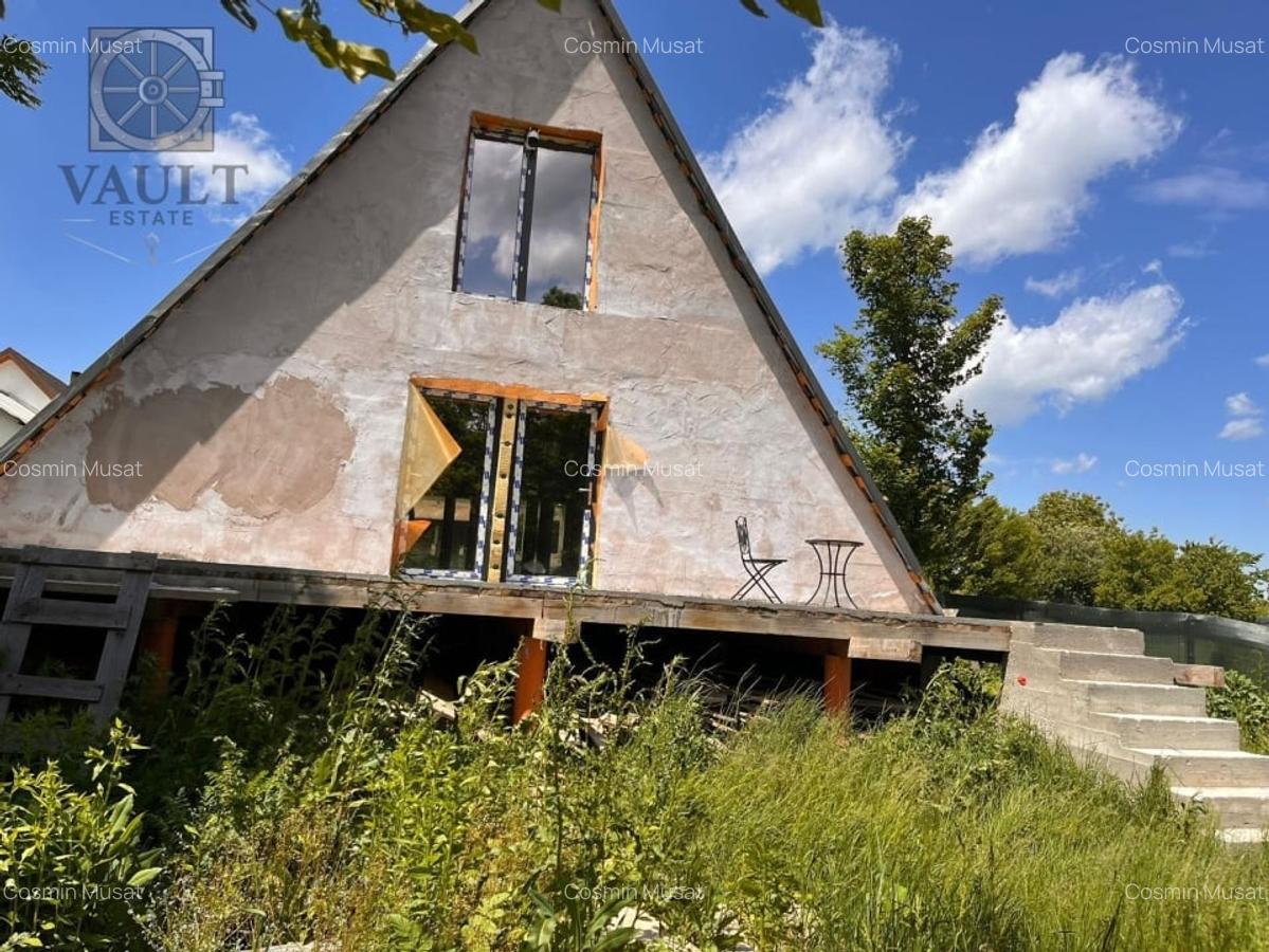 Casa individuala in Snagov, curte 900mp, la rosu - 15