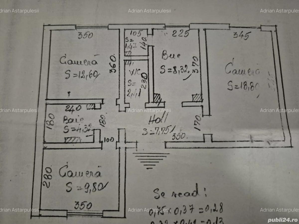 Apartament 3 camere decomandat - 1